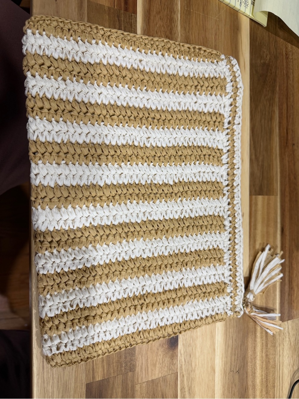The Mahjong House Raffia Mahjong Bag